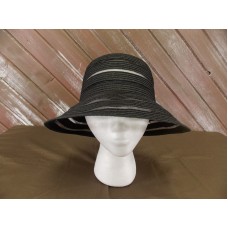 Nine West Bucket Hat  Woven Black Airy Light Mujer&apos;s Size S/M  eb-92430475